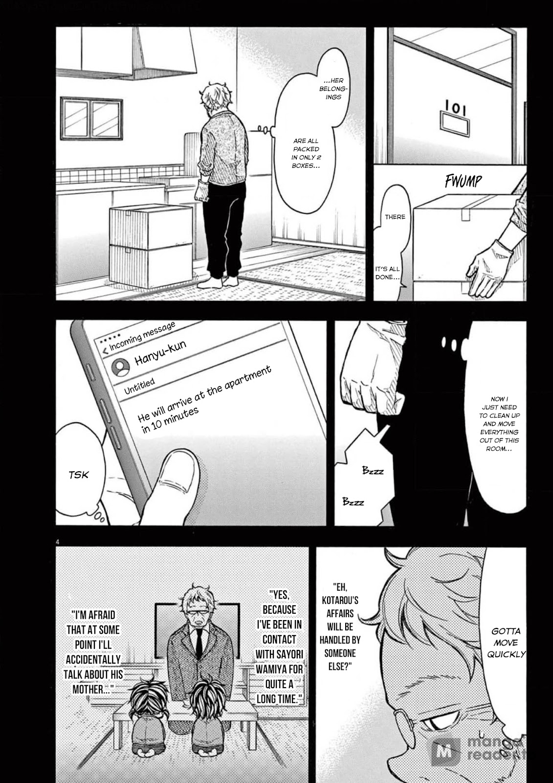 Kotaro Lives Alone, Chapter 154 image 004